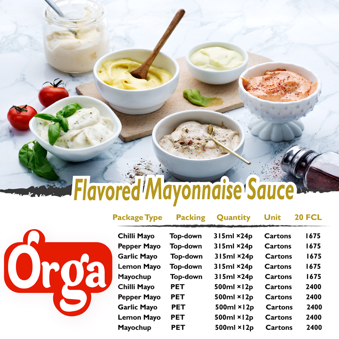 Flavored Mayonnaise Sauce
